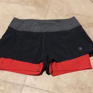 Lined exercise/running shorts